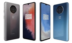 oneplus 7t frosted silver 3D