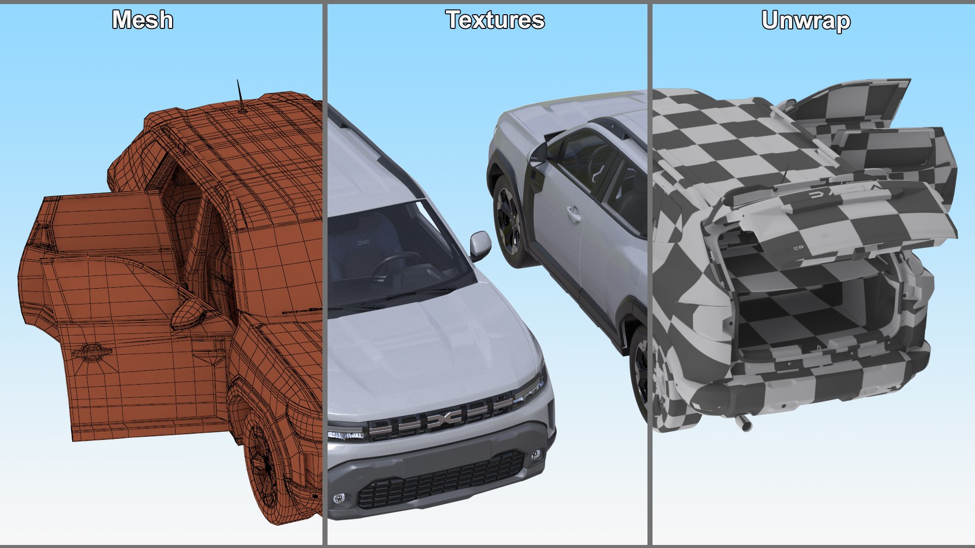 3D Dacia Duster 2024 Crossover Simplified White https://p.turbosquid.com/ts-thumb/g4/AicNSV/SB/daciaduster2024crossoversimplifiedwhite3dsmodel024/jpg/1729722830/1920x1080/fit_q87/5f6b9c50264851e405bb4e2930afeaed73a0850b/daciaduster2024crossoversimplifiedwhite3dsmodel024.jpg