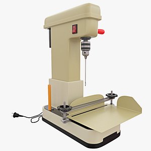 3D sewing machine fastening printed model