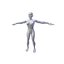 Femme 1 75m basemesh