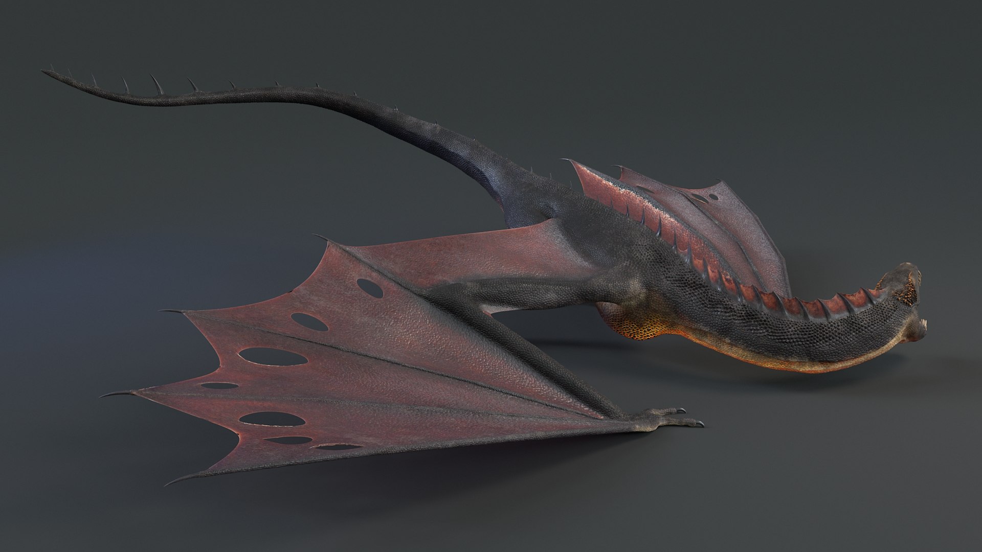 Dragon Rigged 3D Model - TurboSquid 2319537