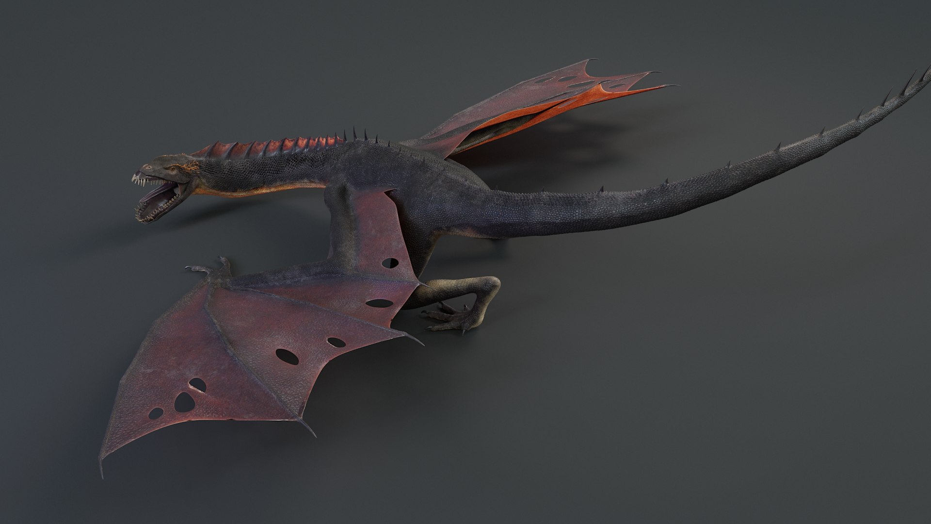 Dragon Rigged 3D Model - TurboSquid 2319537