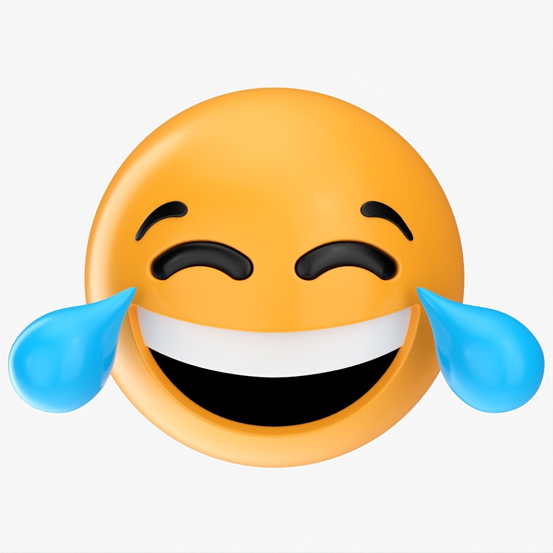 Emoji 036 Laughing with tears 3D - TurboSquid 1817756