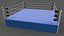 3D PBR Modular Professional Wrestling Rings 20ftx20ft model