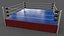 3D PBR Modular Professional Wrestling Rings 20ftx20ft model