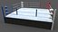 3D PBR Modular Professional Wrestling Rings 20ftx20ft model