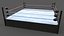 3D PBR Modular Professional Wrestling Rings 20ftx20ft model