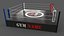 3D PBR Modular Professional Wrestling Rings 20ftx20ft model