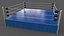 3D PBR Modular Professional Wrestling Rings 20ftx20ft model