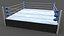 3D PBR Modular Professional Wrestling Rings 20ftx20ft model