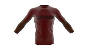 3D model double sleeve t