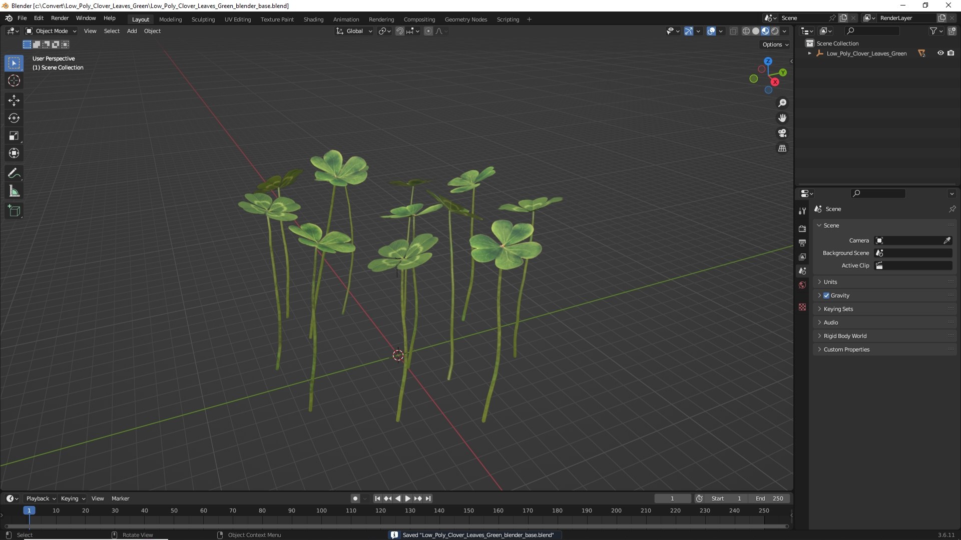 Low Poly Clover Leaves Green 3D model https://p.turbosquid.com/ts-thumb/g4/R1aYWu/gq/low_poly_clover_leaves_green_1001/jpg/1783986761/1920x1080/fit_q87/ec1081c2c02c702f20234db6fdc4603f428fc213/low_poly_clover_leaves_green_1001.jpg