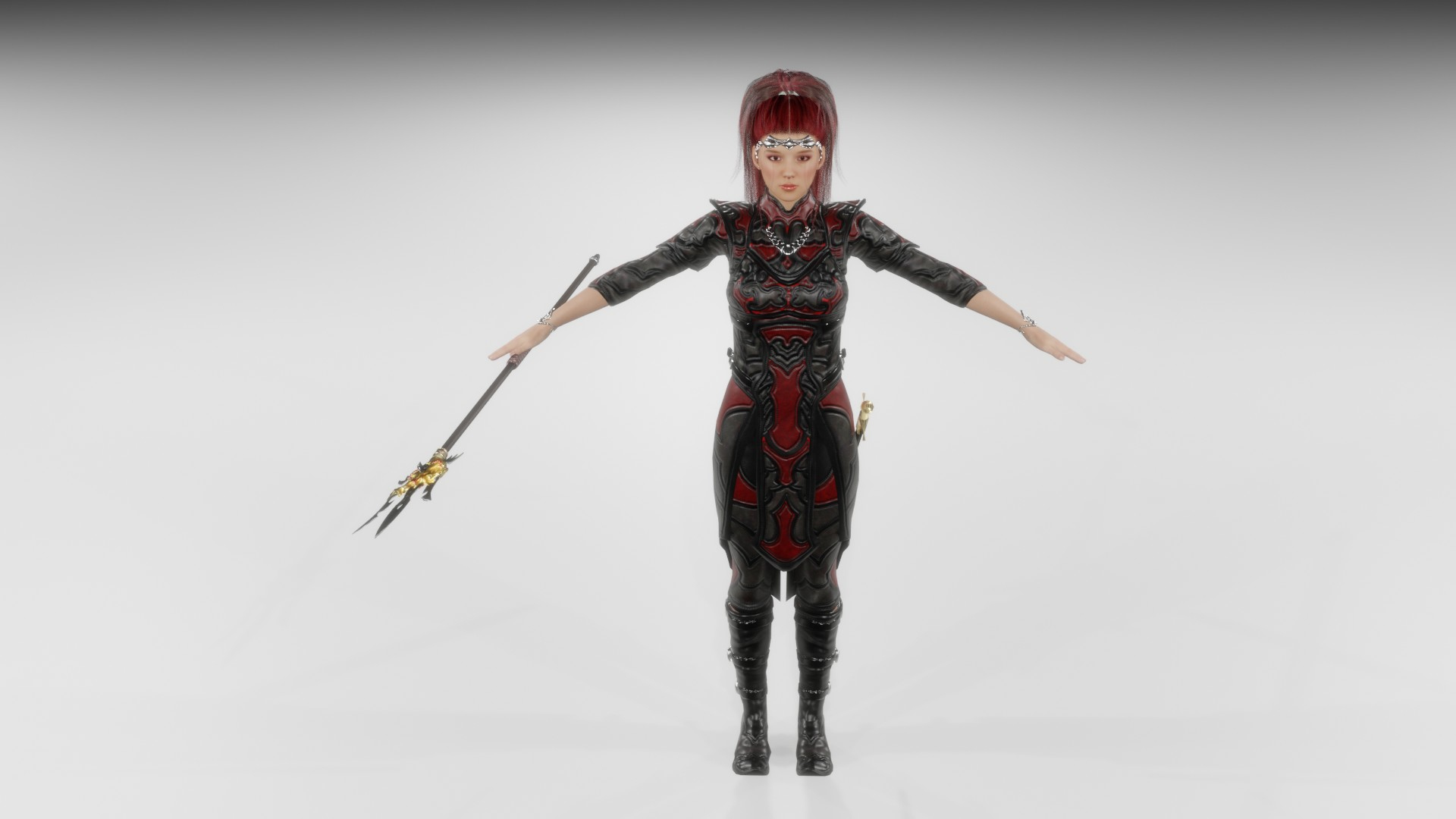3D Realistic Rigged Warrior Female-Suji Model - TurboSquid 2112535