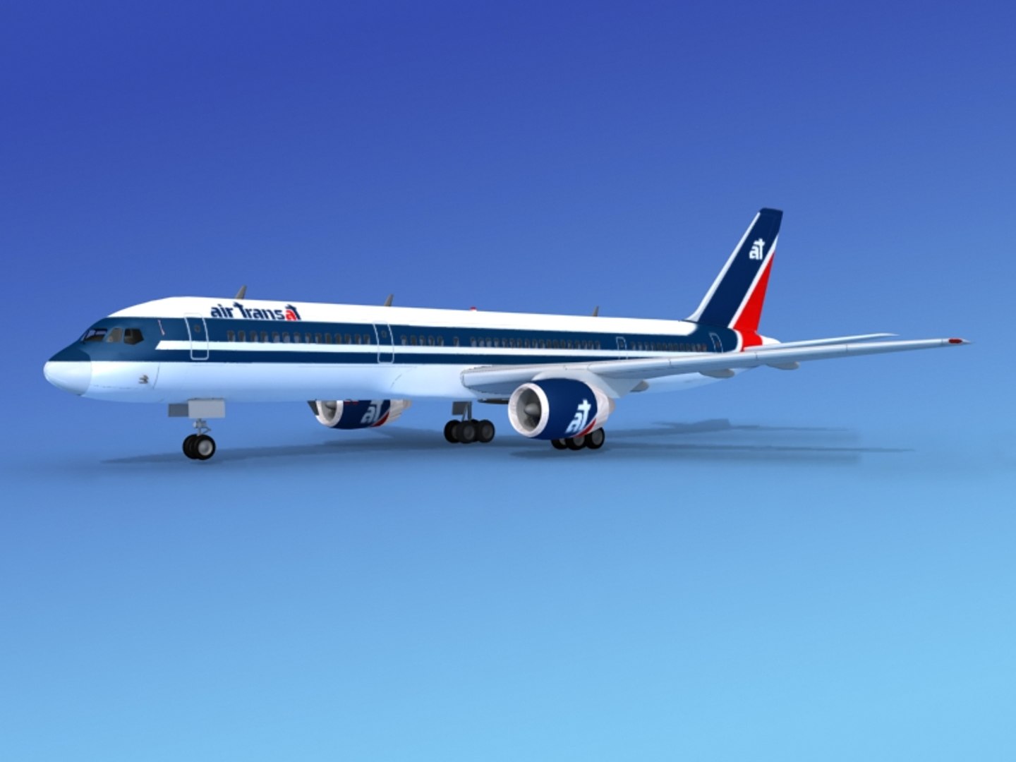 3d Airline Boeing 757 757-200