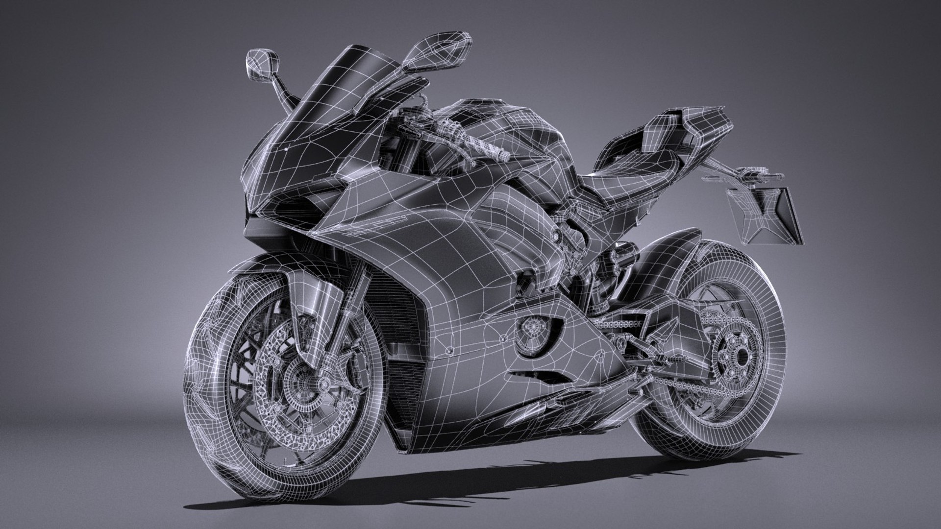 3D Ducati Panigale V4 - TurboSquid 1266712