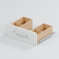 U Shaped Under Sink Drawer with Full Extension Runners