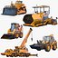 Construction Machinery Collection 5 in 1 vol 2 PBR model