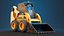 Construction Machinery Collection 5 in 1 vol 2 PBR model