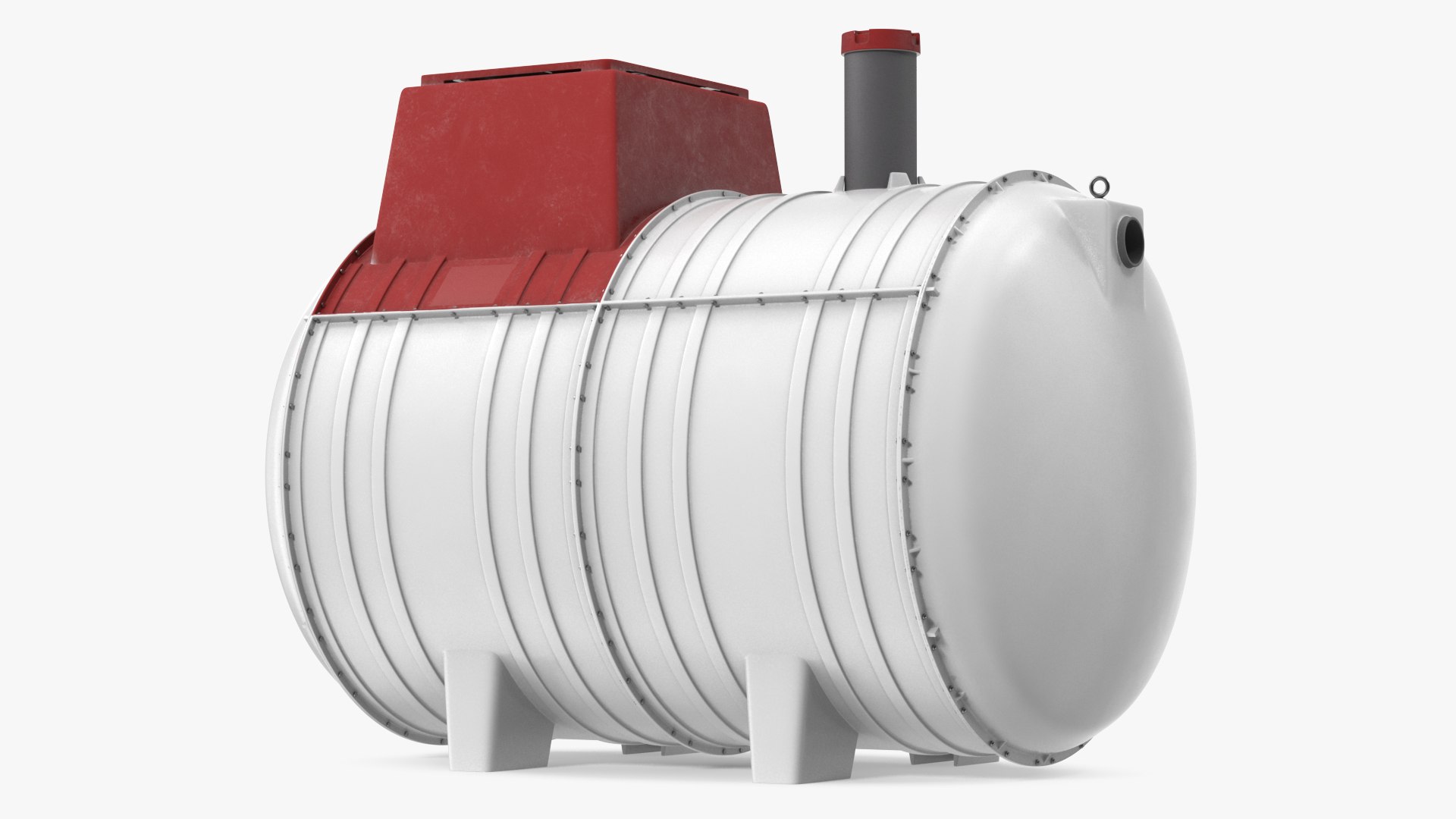 Wastewater Treatment Plant 3D model preview