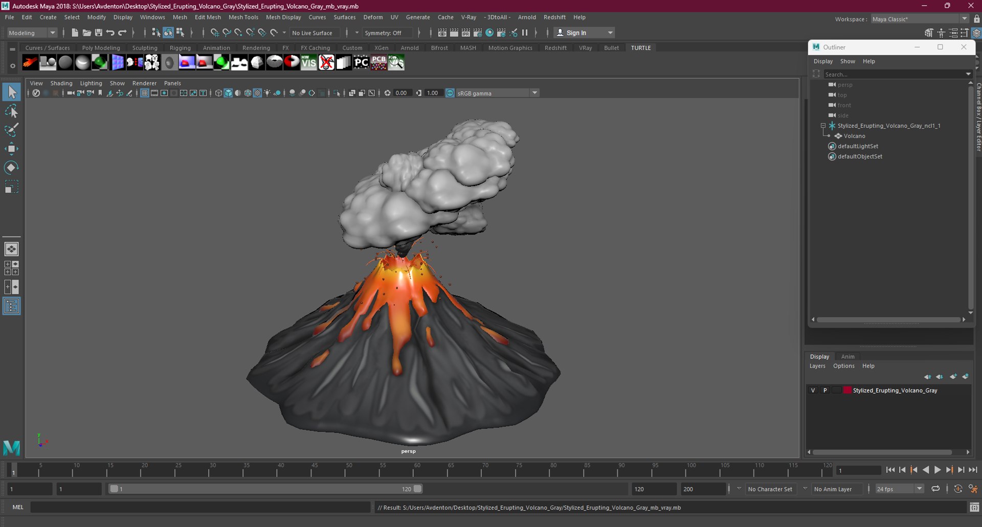Stylized Erupting Volcano Gray 3D https://p.turbosquid.com/ts-thumb/g4/bkBlmc/Ha/stylizederuptingvolcanograymb3dmodel031/jpg/1723921312/1920x1080/fit_q87/2f9179fadb84382034a713c2d8a08035577467c9/stylizederuptingvolcanograymb3dmodel031.jpg