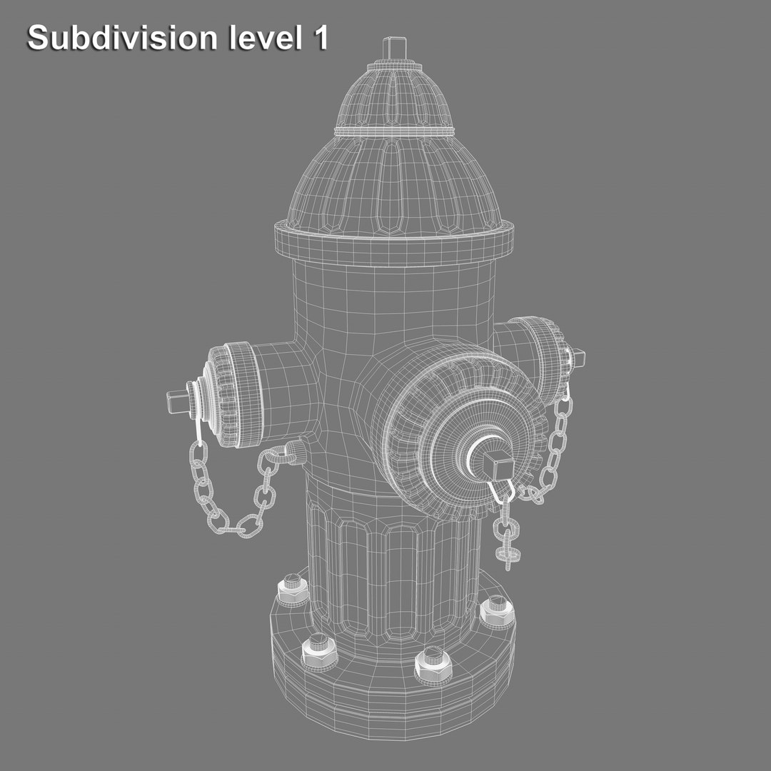 Hydrant Water 3d C4d