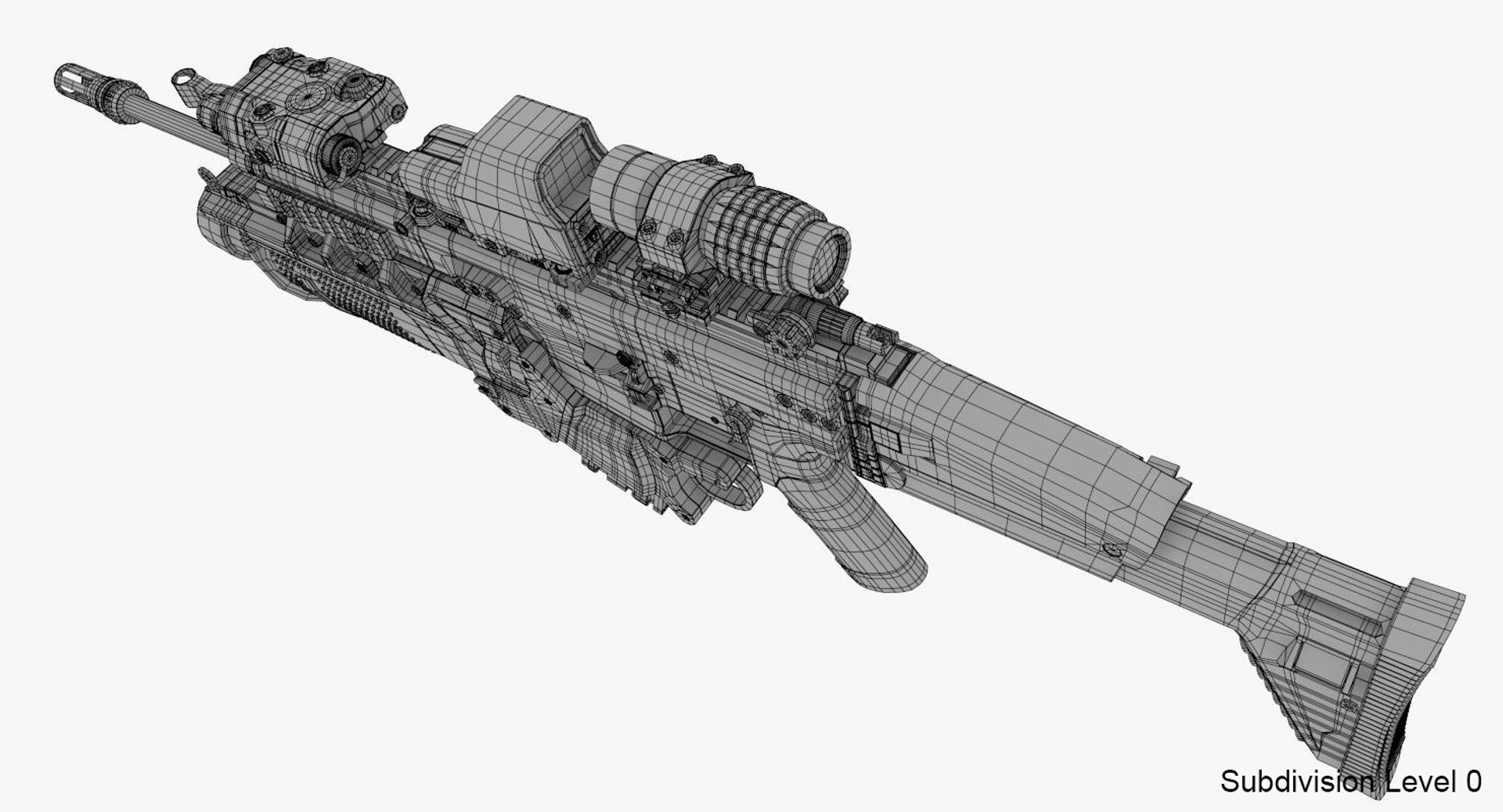 3D assault rifle fn scar-h model https://p.turbosquid.com/ts-thumb/g4/jb4Rgw/DE8RavL8/wireframe_5/jpg/1496835060/1920x1080/fit_q87/20397b479d2794c43d84ec0eb2a0d2173cc98264/wireframe_5.jpg