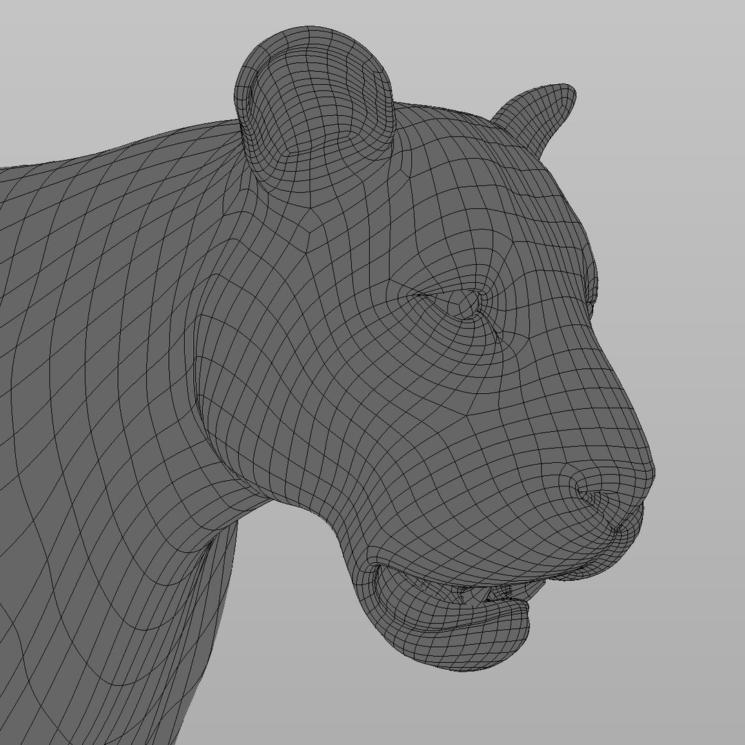 3d Model Lioness Fur