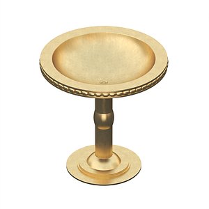 3D bowl brass hamam