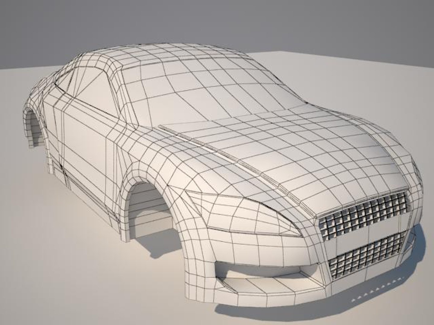 3d model audi tt 2012