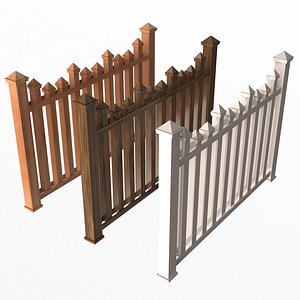 Wooden Fence 01