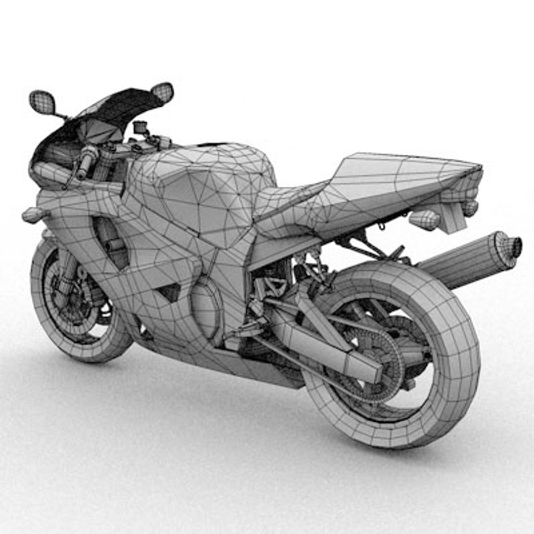 Suzuki Gsxr 750 Motorcycle 3d Model