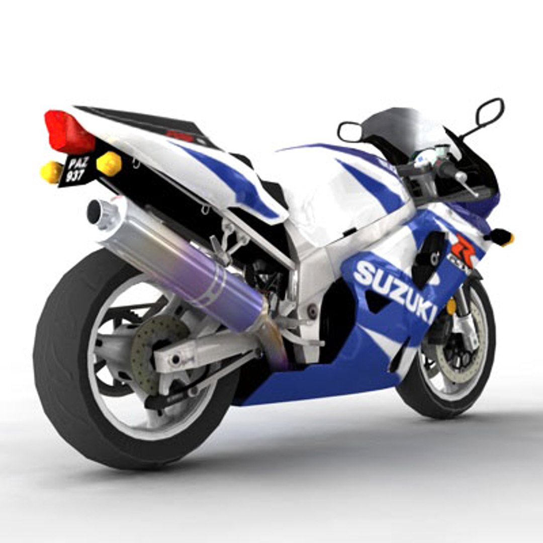Suzuki Gsxr 750 Motorcycle 3d Model