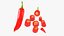 Chopped Red Chili 3D model