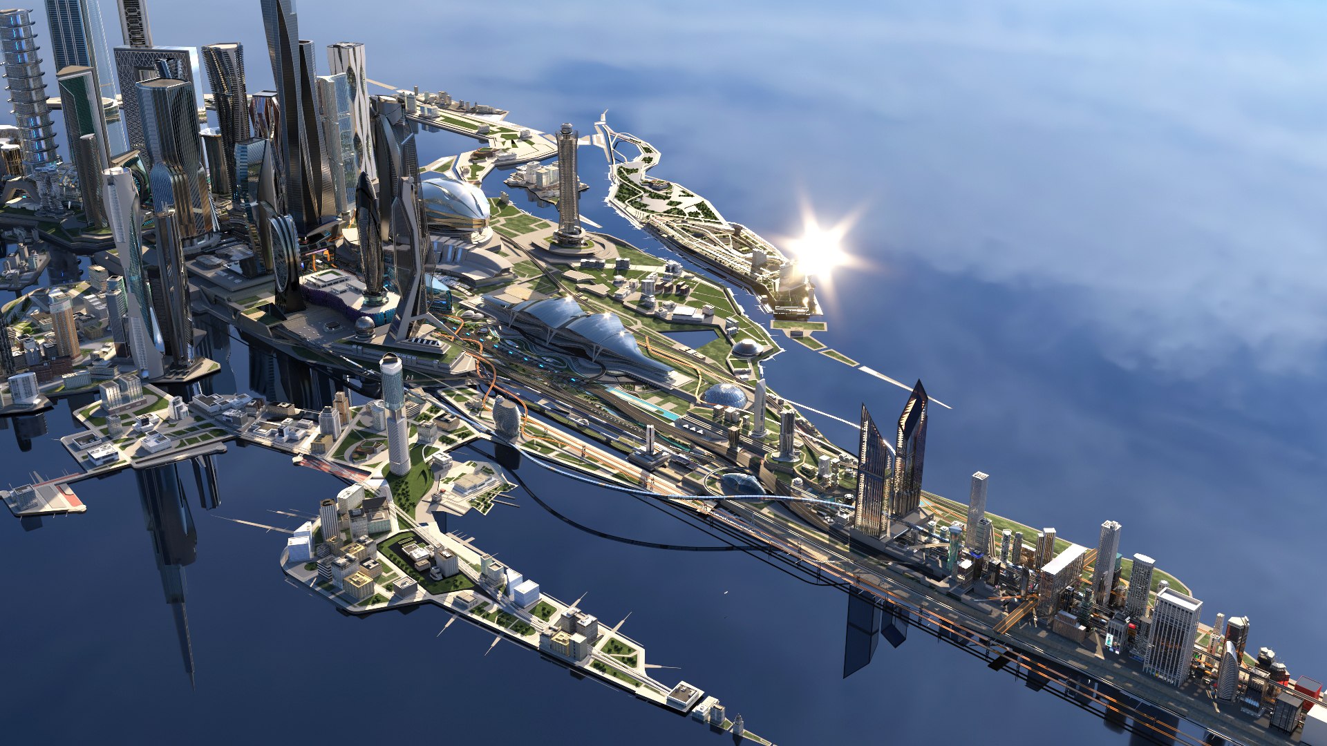 Future City Next 3D model - TurboSquid 1718146