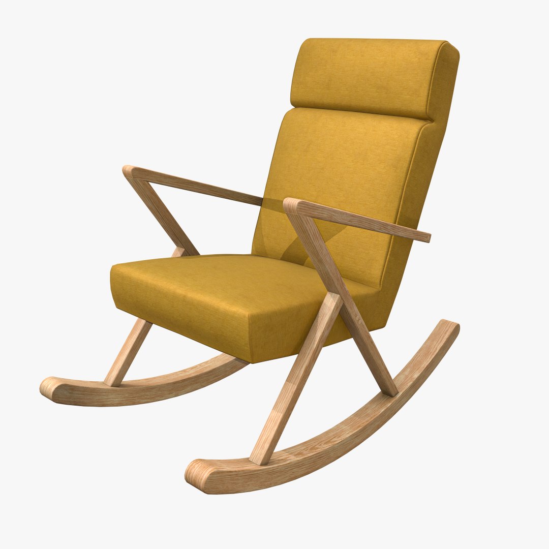 Rocking Chair 21 3D Model - TurboSquid 2112079