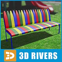 Kids bench 02 by 3DRivers