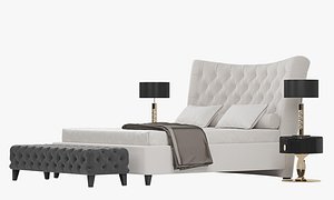 3D berenice bed opera contemporary