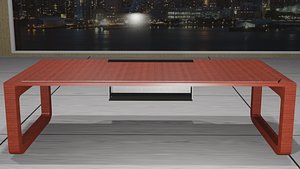 Luxury PC Table 3D model