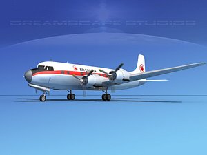 3d model propellers douglas dc-6 air