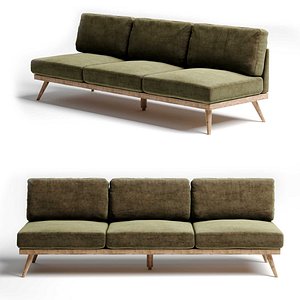 3D Tilly Sofa In Romo Loden By Bd Studio