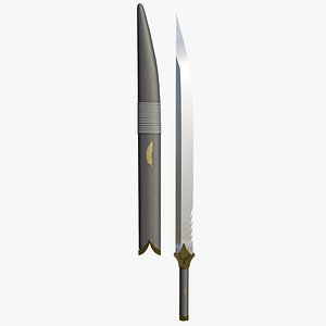 Sword GameReady PBR UNITY UE Arnold V-Ray Textures Included model