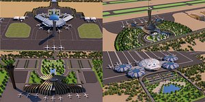 3D 4 Projects - Architecture Airports - 2021 - Collection 01