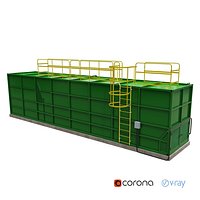 Sewage Treatment Container
