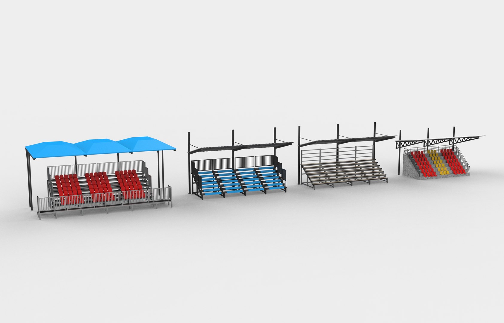 Stadium seating tribune set 3D model https://p.turbosquid.com/ts-thumb/g5/bJUciS/31/stadiumseatingtribunesettexture.4525/jpg/1778236679/1920x1080/fit_q87/59a7b7265d2811ba6507c6fbb5155649ef83029a/stadiumseatingtribunesettexture.4525.jpg