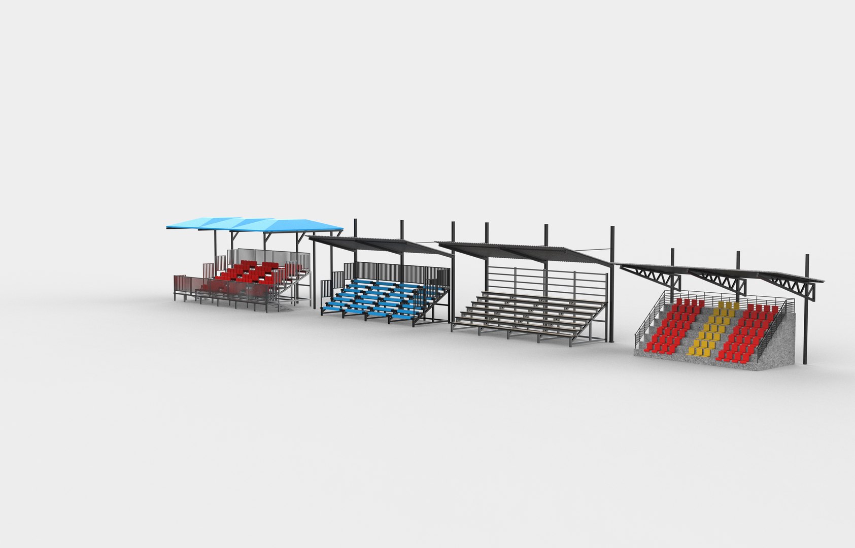 Stadium seating tribune set 3D model https://p.turbosquid.com/ts-thumb/g5/bJUciS/lx/stadiumseatingtribunesettexture.4527/jpg/1778236678/1920x1080/fit_q87/e7fd5a78da41b0e242e806c1dcbe796f2901e62a/stadiumseatingtribunesettexture.4527.jpg