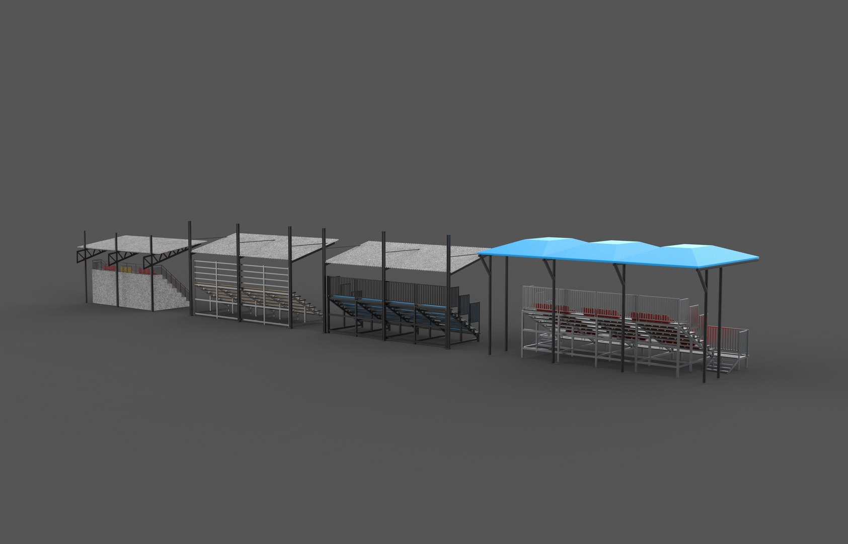 Stadium seating tribune set 3D model https://p.turbosquid.com/ts-thumb/g5/bJUciS/pr/stadiumseatingtribunesettexture.4530/jpg/1778236682/1920x1080/fit_q87/f959a1b82eed82bf1b6066301d32a753305c36f5/stadiumseatingtribunesettexture.4530.jpg