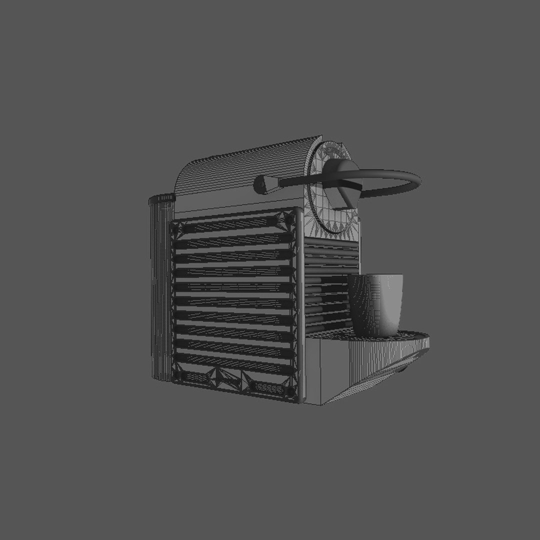 nespresso coffee machine 3d c4d