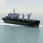 3d cargo transport ship model
