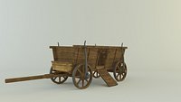 Hussites war wagon 3D model