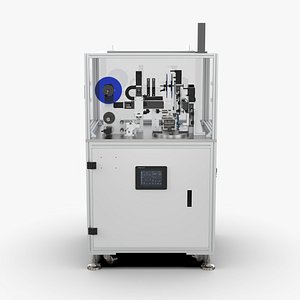 Automatic Label Laminating Machine 3D model